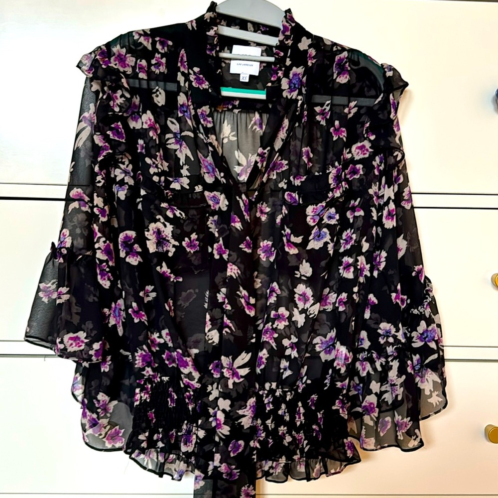 Misa Tie Neck Top